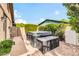Backyard with a hot tub and patio area at 10543 E Sahuaro Dr, Scottsdale, AZ 85259