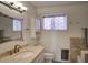 Well-lit bathroom featuring a vanity sink, cabinet storage, and decorative accents at 130 E Coronado Rd # 16, Phoenix, AZ 85004