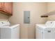 Laundry room featuring white washer and dryer at 14575 W Mountain View Blvd # 621, Surprise, AZ 85374