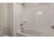 A clean, well-lit bathroom features a shower over the tub at 21830 E Bonanza E Ct, Queen Creek, AZ 85142