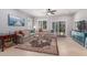 Comfortable living room with tile floors and natural light at 3129 E Franklin Ave, Gilbert, AZ 85295