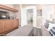 Comfortable living room with shelving and an open doorway at 3871 S Marion Way, Chandler, AZ 85286