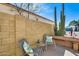 Cozy patio featuring comfortable seating, desert landscaping, and a peaceful outdoor space at 4050 W Camino Del Rio --, Glendale, AZ 85310