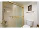 Clean bathroom with glass shower door and modern fixtures at 4303 E Cactus S Rd # 329, Phoenix, AZ 85032