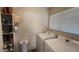 Bright laundry area featuring front load washer and dryer at 444 W Fabens Ln, Gilbert, AZ 85233