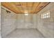 Interior of a cinder block shed, with exposed wood ceiling at 4617 N 8Th Pl, Phoenix, AZ 85014
