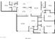 Detailed floor plan showcasing layout of bedrooms, bathrooms, kitchen, living spaces, and entry at 601 E Winter Dr, Phoenix, AZ 85020