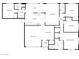 Detailed floor plan showcasing layout of bedrooms, bathrooms, kitchen, living spaces, and entry at 601 E Winter Dr, Phoenix, AZ 85020