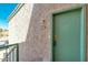 Charming entryway with a freshly painted door, and updated hardware at 623 W Guadalupe Rd # 214, Mesa, AZ 85210