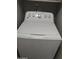 Close up of a white GE washing machine featuring a control panel with various settings at 623 W Guadalupe Rd # 214, Mesa, AZ 85210