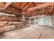 Spacious garage interior featuring a mix of wood walls, offering ample storage and workspace at 4333 N 15Th Dr, Phoenix, AZ 85015