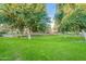 Enjoy this community green space with mature trees and landscaping at 1367 S Country Club Dr # 1276, Mesa, AZ 85210