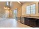 Open-concept kitchen featuring stainless steel appliances, granite countertops, and modern cabinetry at 1367 S Country Club Dr # 1276, Mesa, AZ 85210
