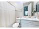 Bright bathroom with white vanity, modern fixtures, and a clean, inviting aesthetic at 13941 W Tierra Grande --, Surprise, AZ 85387