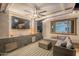 Outdoor bar featuring a kitchen area and a comfortable seating area at 13941 W Tierra Grande --, Surprise, AZ 85387