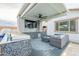 Inviting outdoor kitchen and lounge featuring a built-in grill and comfortable seating at 13941 W Tierra Grande --, Surprise, AZ 85387