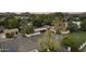 Bird's eye view of home featuring a large parking lot, pristine landscaping, and a private entrance at 1522 W Myrtle Ave, Phoenix, AZ 85021