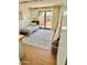 Bedroom with single bed and access to the outdoors through glass doors at 1522 W Myrtle Ave, Phoenix, AZ 85021