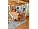 Dining room with wood table and seating for six at 1522 W Myrtle Ave, Phoenix, AZ 85021