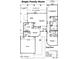 Detailed floor plan showcasing the Santa Rosa layout with spacious rooms and garage at 17514 N Rainbow Cir, Surprise, AZ 85374