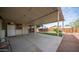 Covered patio with concrete slab and a backyard view at 2002 S Apache Dr, Apache Junction, AZ 85120