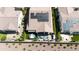 Stunning aerial view of property featuring solar panels, hot tub, and beautiful outdoor living space at 20631 W Minnezona Ave, Buckeye, AZ 85396