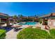 Community pool with lounge seating, cabana areas, and a spa at 20660 N 40Th St # 1112, Phoenix, AZ 85050