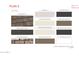 Color and material selections for the new home, featuring stucco, wood trim, metal roofing and brick veneer at 2457 W Rowel Rd, Phoenix, AZ 85085