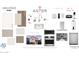 Selection of interior materials including cabinets, flooring, fixtures and appliances for the Aster Union Park at 2457 W Rowel Rd, Phoenix, AZ 85085
