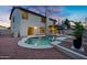 A refreshing backyard pool area provides a relaxing escape, perfect for leisure and entertaining at 2522 N Robin Ln, Mesa, AZ 85213