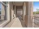 Inviting covered porch with arched columns, offering a shaded entry and enhanced curb appeal at 2894 E Nolan Pl, Chandler, AZ 85249