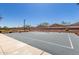 Outdoor basketball court with surrounding landscaping and residential views in a neighborhood setting at 3670 E Sandoval Dr, San Tan Valley, AZ 85140