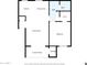 Floor plan layout showing the arrangement of rooms in the home at 4554 E Paradise Village Pkwy # 161, Phoenix, AZ 85032