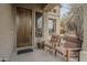 Charming front porch with chairs that creates a welcoming entrance at 4864 E Eden Dr, Cave Creek, AZ 85331