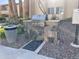 Well-maintained community grill on a stone base, perfect for outdoor cooking and resident gatherings at 8055 E Thomas Rd # G101, Scottsdale, AZ 85251