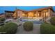Resort style outdoor living space with a pool, patio, and desert landscaping at 9620 E Roadrunner Dr, Scottsdale, AZ 85262