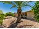 Backyard with covered patio, desert landscaping, providing a tranquil escape and seamless indoor-outdoor living at 15136 W Cactus Ridge Way, Surprise, AZ 85374