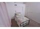 Cozy bedroom featuring a single bed with decorative quilt and neutral walls, offering a simple, restful space at 17620 N 17Th Pl # 36, Phoenix, AZ 85022