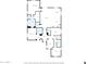 Detailed floor plan showcasing the layout of the home, including bedrooms, bathrooms, and living areas at 18394 W Lupine Ave, Goodyear, AZ 85338