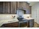 This kitchen features granite countertops and wood cabinets, with stainless steel appliances and decorative backsplash at 1893 W Canary Way, Chandler, AZ 85286
