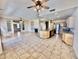 Spacious kitchen featuring a center island, ample cabinet space, and an open floorplan at 2461 E Binner Dr, Chandler, AZ 85225
