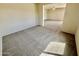 Spacious living room features neutral paint and plush carpeting at 2461 E Binner Dr, Chandler, AZ 85225