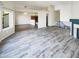 Spacious living room with tiled floors, fireplace, and staircase at 3134 E Mckellips Rd # 50, Mesa, AZ 85213