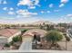Charming single-story home with desert landscaping, tile roof, and mountain views at 3373 E Sports Dr, Gilbert, AZ 85298