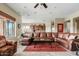 Spacious living room with an open floor plan and modern decor, ideal for relaxation and entertaining at 3373 E Sports Dr, Gilbert, AZ 85298