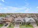 Expansive aerial view of a residential neighborhood with mountain views and well maintained homes at 3859 E Appaloosa Rd, Gilbert, AZ 85296
