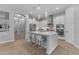 Beautiful kitchen with stainless steel appliances, sleek countertops, and a spacious center island at 3859 E Appaloosa Rd, Gilbert, AZ 85296