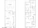 Detailed floor plan showcasing the layout of the home's two stories at 4077 S Sabrina Dr # 94, Chandler, AZ 85248