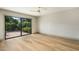 Bright bedroom with sliding glass doors leading to an outdoor patio at 8361 E Via De Viva --, Scottsdale, AZ 85258
