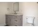 Bright bathroom featuring a modern vanity and toilet at 10620 N 84Th St, Scottsdale, AZ 85260